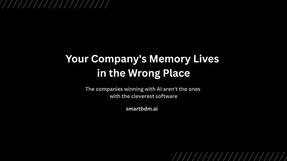 Cover image for “Your Company's Memory Lives in the Wrong Place”