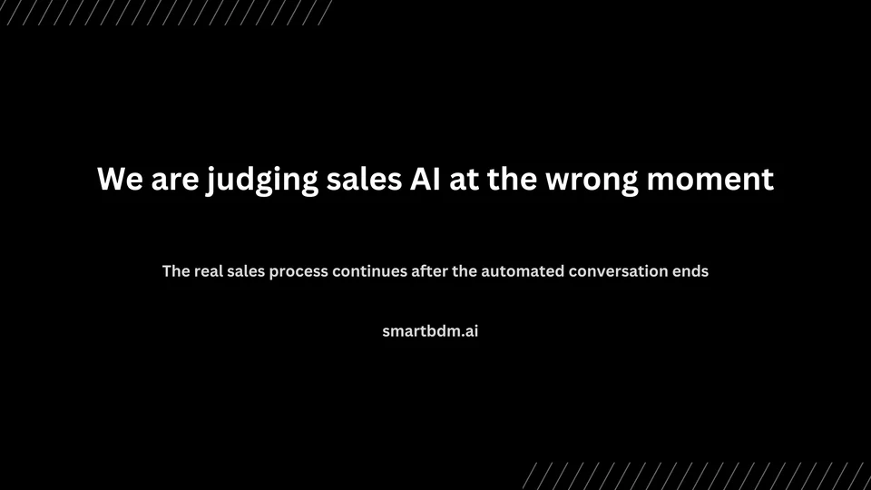 Cover image for “AI-to-Human Handoff in Sales: Why the Handoff Is the Product”