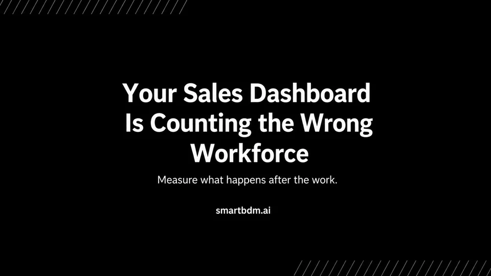 Cover image for “Your Sales Dashboard Is Counting the Wrong Workforce”